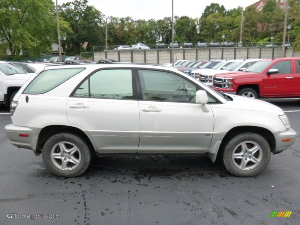2001 RX 300 AWD - White Gold Crystal / Ivory photo #3