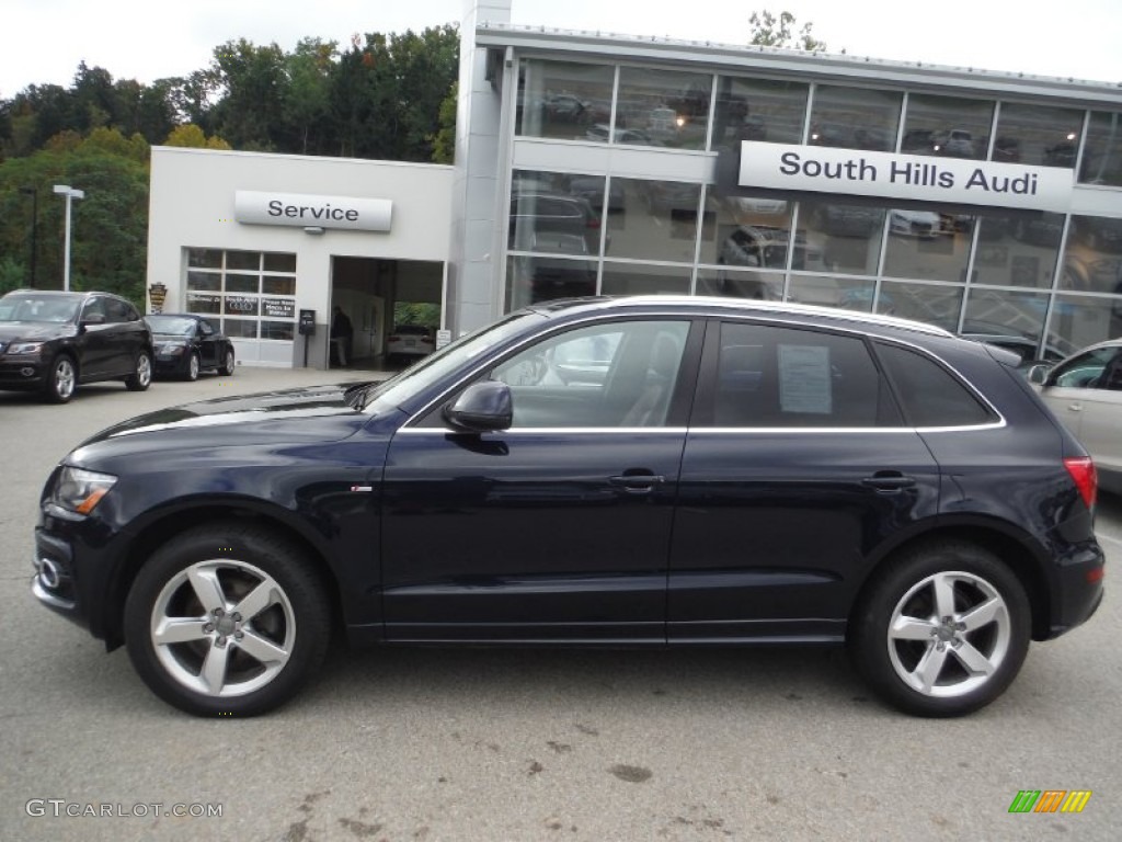2011 Q5 3.2 quattro - Deep Sea Blue Pearl Effect / Cinnamon Brown photo #2