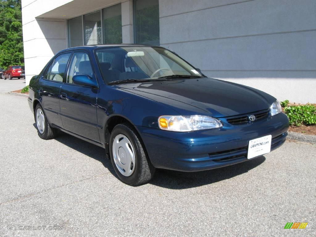 1998 Corolla LE - Dark Blue Pearl / Gray photo #1