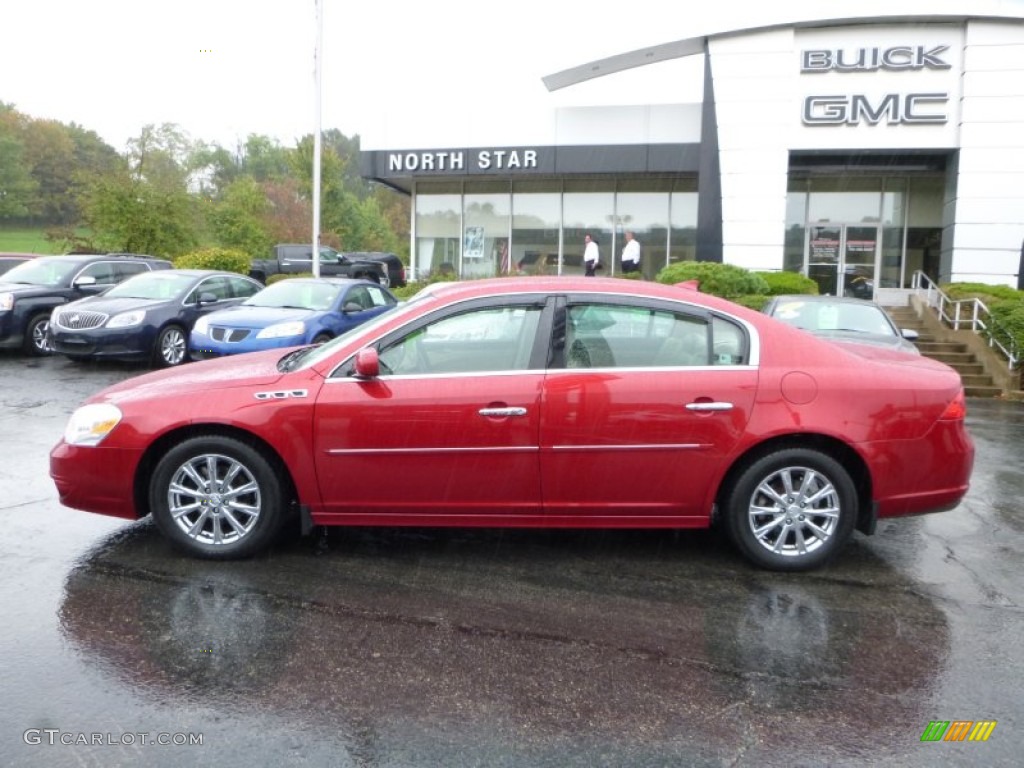 2011 Lucerne CXL - Crystal Red Tintcoat / Cocoa/Cashmere photo #3