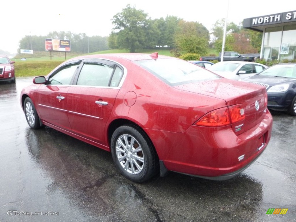 2011 Lucerne CXL - Crystal Red Tintcoat / Cocoa/Cashmere photo #4