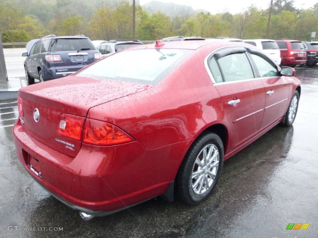 2011 Lucerne CXL - Crystal Red Tintcoat / Cocoa/Cashmere photo #6