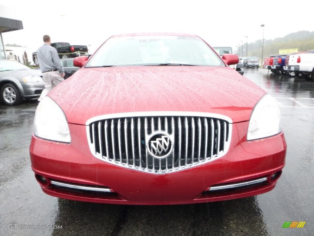2011 Lucerne CXL - Crystal Red Tintcoat / Cocoa/Cashmere photo #11
