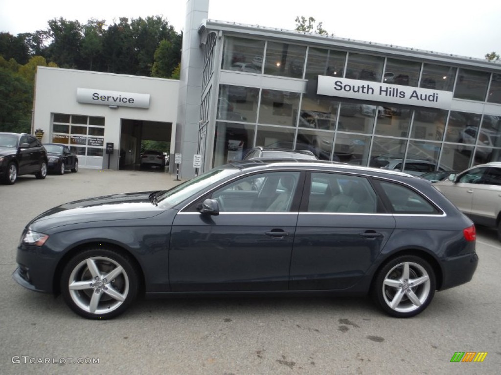 2011 A4 2.0T quattro Avant - Meteor Grey Pearl / Light Gray photo #2