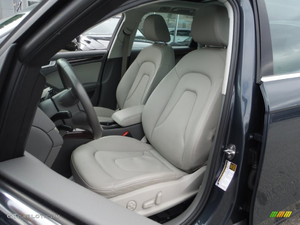 Light Gray Interior 2011 Audi A4 2.0T quattro Avant Photo #107600653