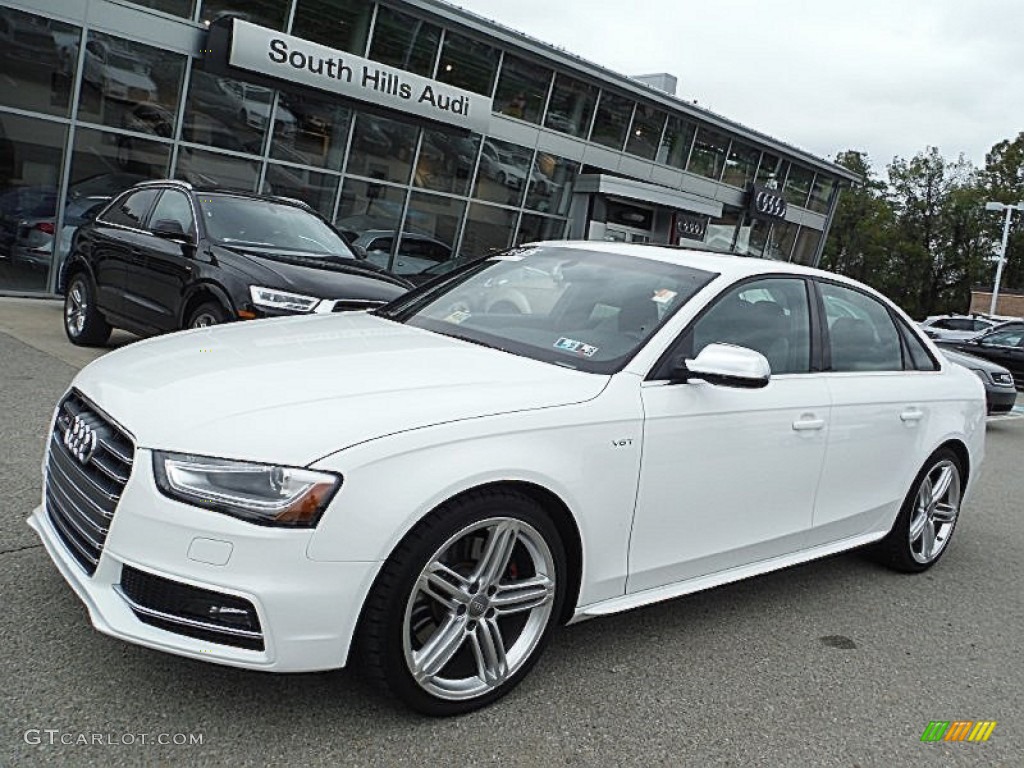 2015 S4 Premium Plus 3.0 TFSI quattro - Ibis White / Black/Lunar Silver photo #1