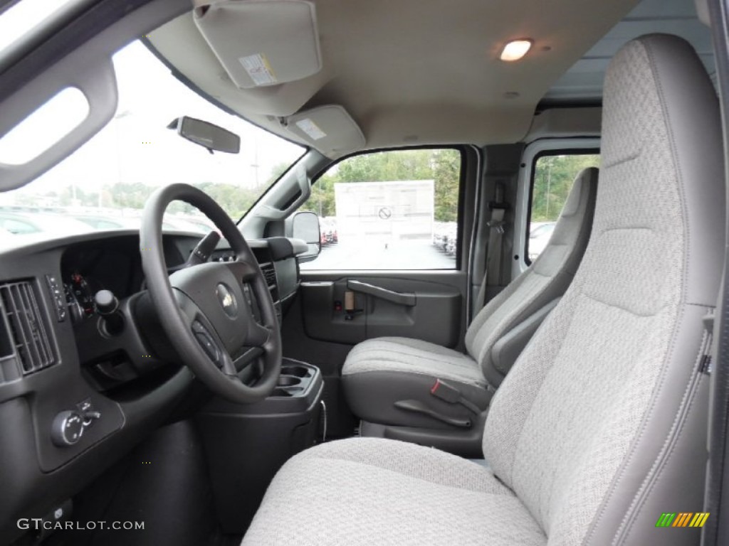 Medium Pewter Interior 2016 Chevrolet Express 2500 Cargo WT Photo #107603763