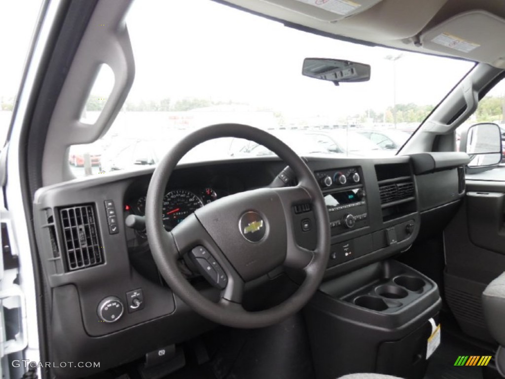 2016 Chevrolet Express 2500 Cargo WT Medium Pewter Dashboard Photo #107603809