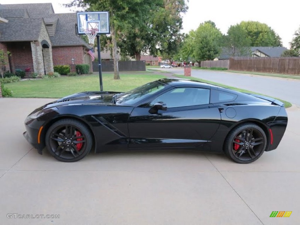 Black 2015 Chevrolet Corvette Stingray Coupe Z51 Exterior Photo #107604778