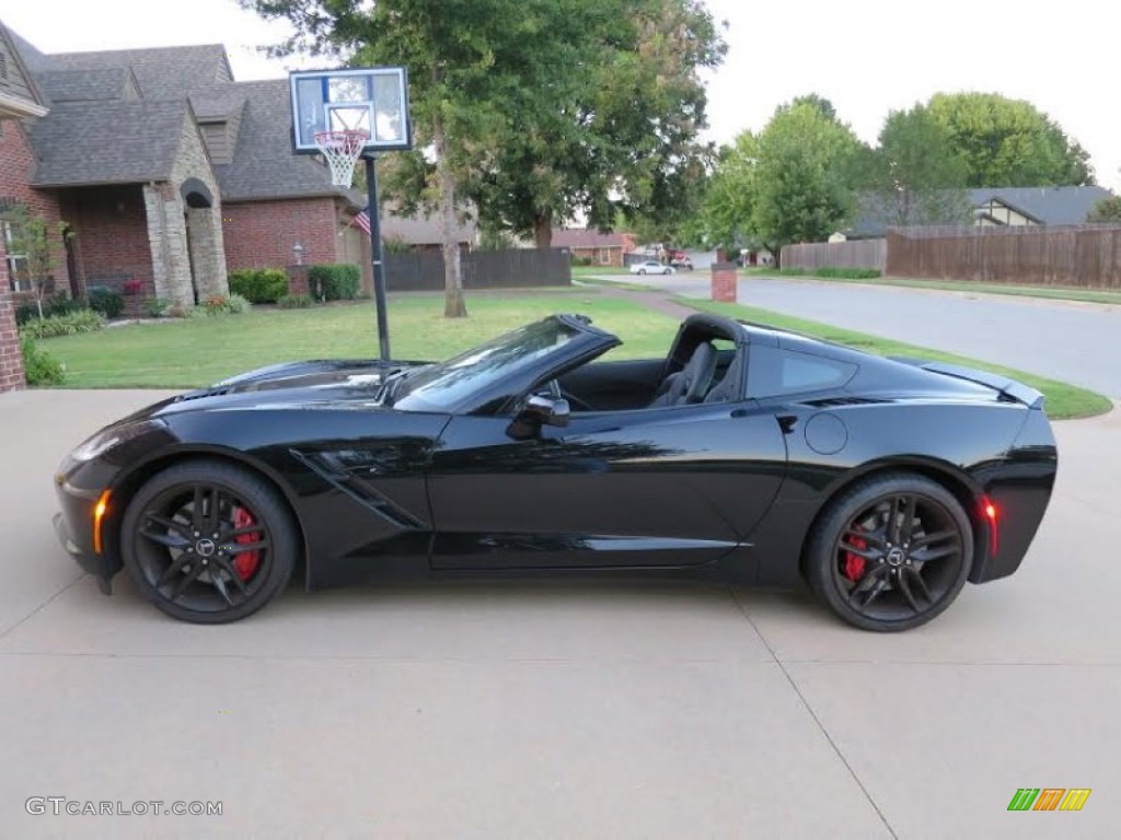 Black 2015 Chevrolet Corvette Stingray Coupe Z51 Exterior Photo #107604796