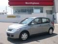 2008 Magnetic Gray Nissan Versa 1.8 S Hatchback  photo #1