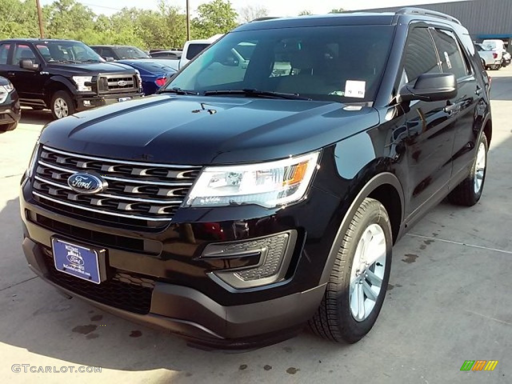 2016 Explorer FWD - Shadow Black / Medium Light Camel photo #8