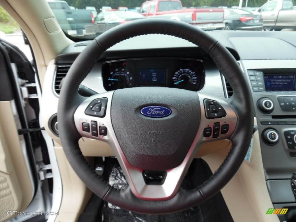 2015 Taurus SEL - Oxford White / Dune photo #16