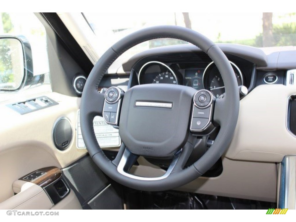 2016 Land Rover Range Rover Sport HSE Espresso/Almond Steering Wheel Photo #107608660