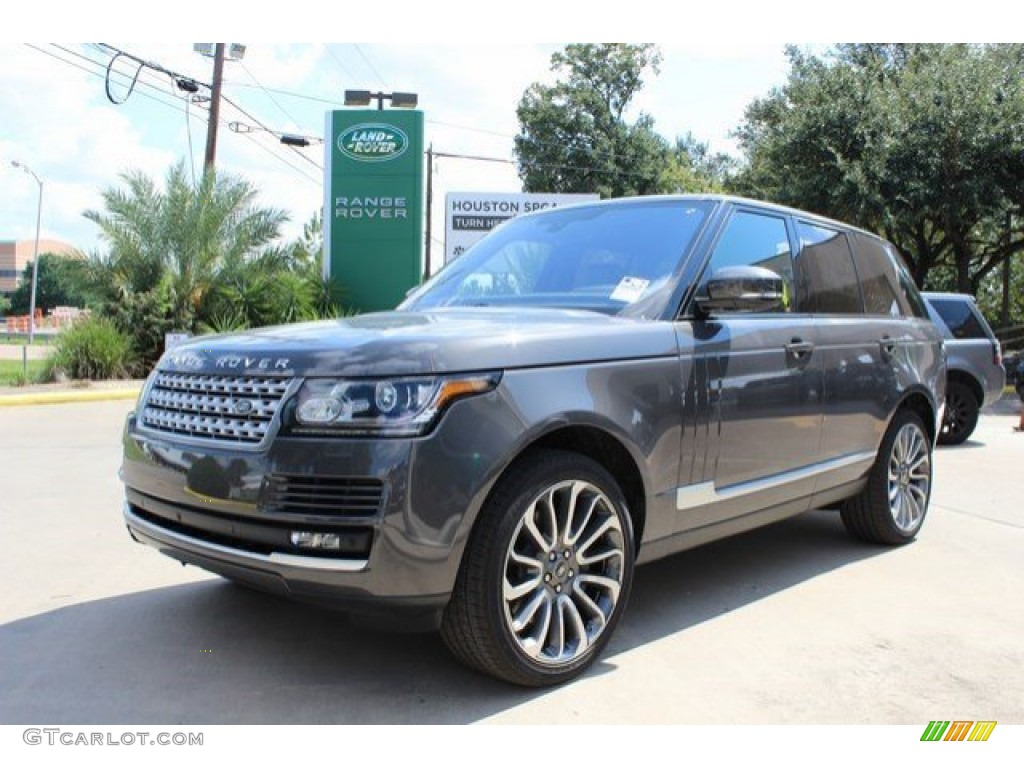 2016 Range Rover Supercharged - Waitomo Grey Metallic / Ebony/Ebony photo #6