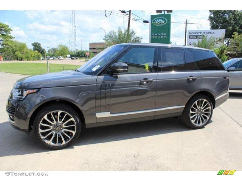 2016 Range Rover Supercharged - Waitomo Grey Metallic / Ebony/Ebony photo #7