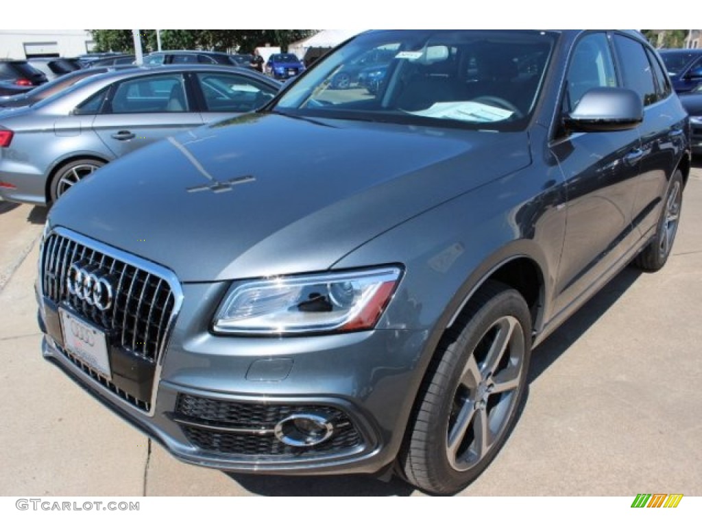 2016 Q5 3.0 TFSI Premium Plus quattro - Monsoon Gray Metallic / Black photo #3