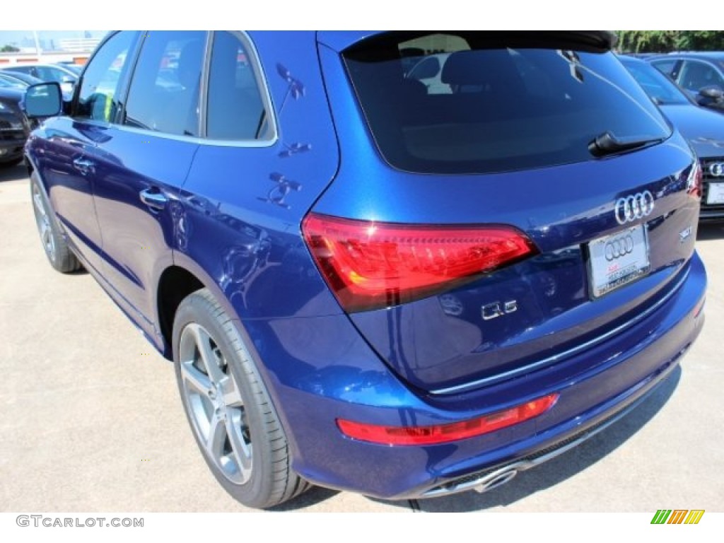 2016 Q5 3.0 TFSI Premium Plus quattro - Scuba Blue Metallic / Chestnut Brown photo #6