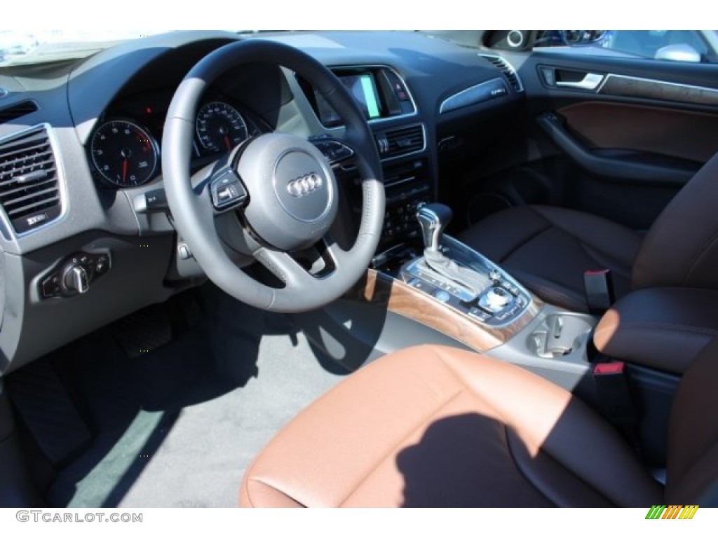 2016 Q5 3.0 TFSI Premium Plus quattro - Scuba Blue Metallic / Chestnut Brown photo #15