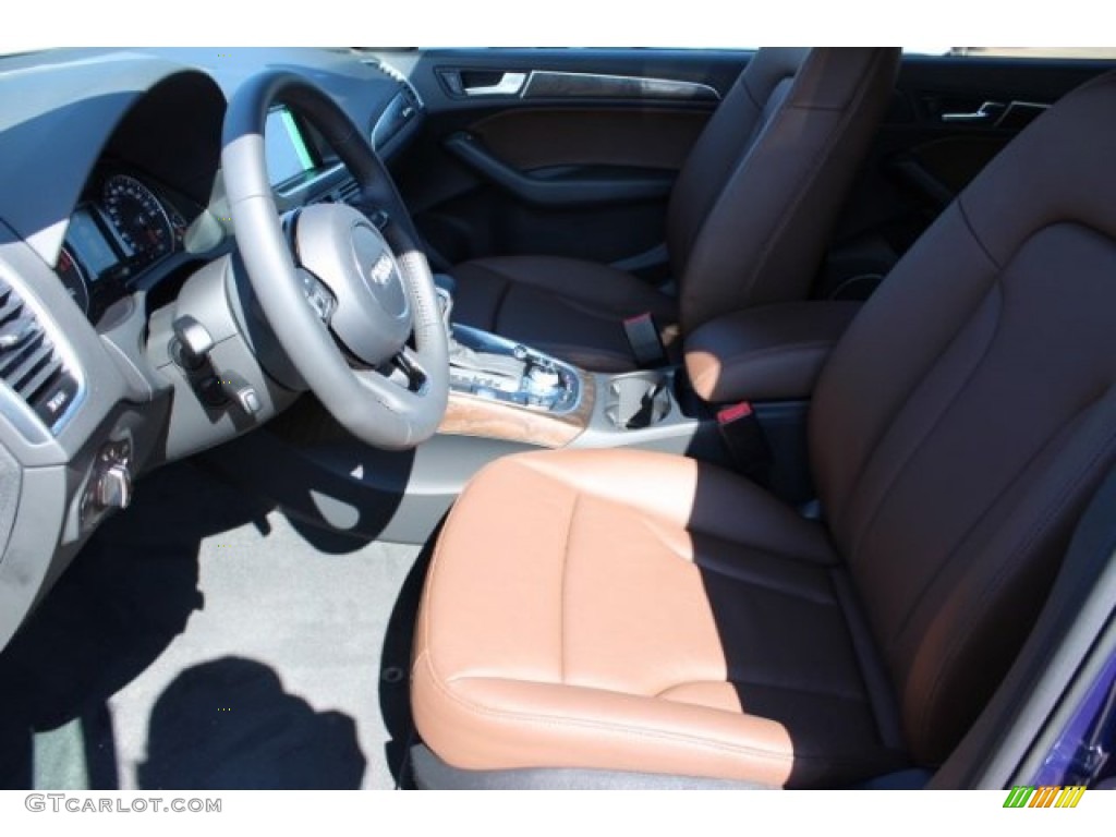 2016 Q5 3.0 TFSI Premium Plus quattro - Scuba Blue Metallic / Chestnut Brown photo #16