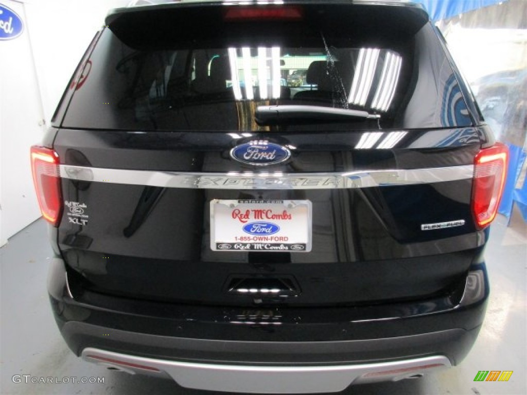 2016 Explorer XLT - Shadow Black / Ebony Black photo #5