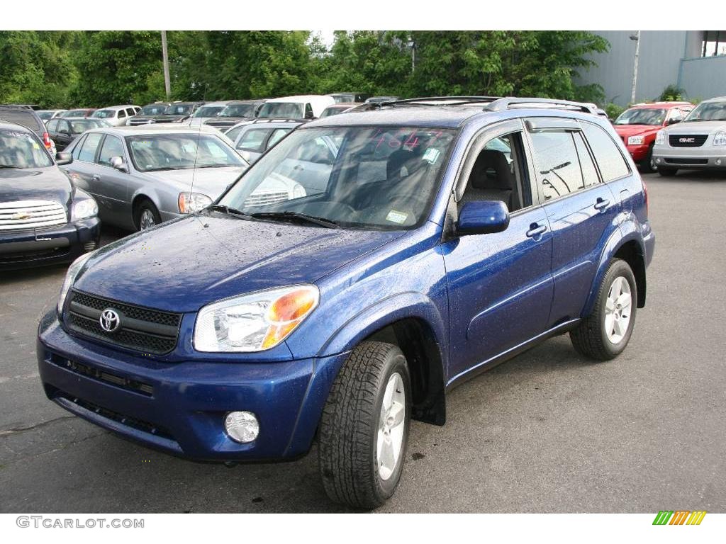 2005 RAV4 4WD - Spectra Blue Mica / Dark Charcoal photo #1