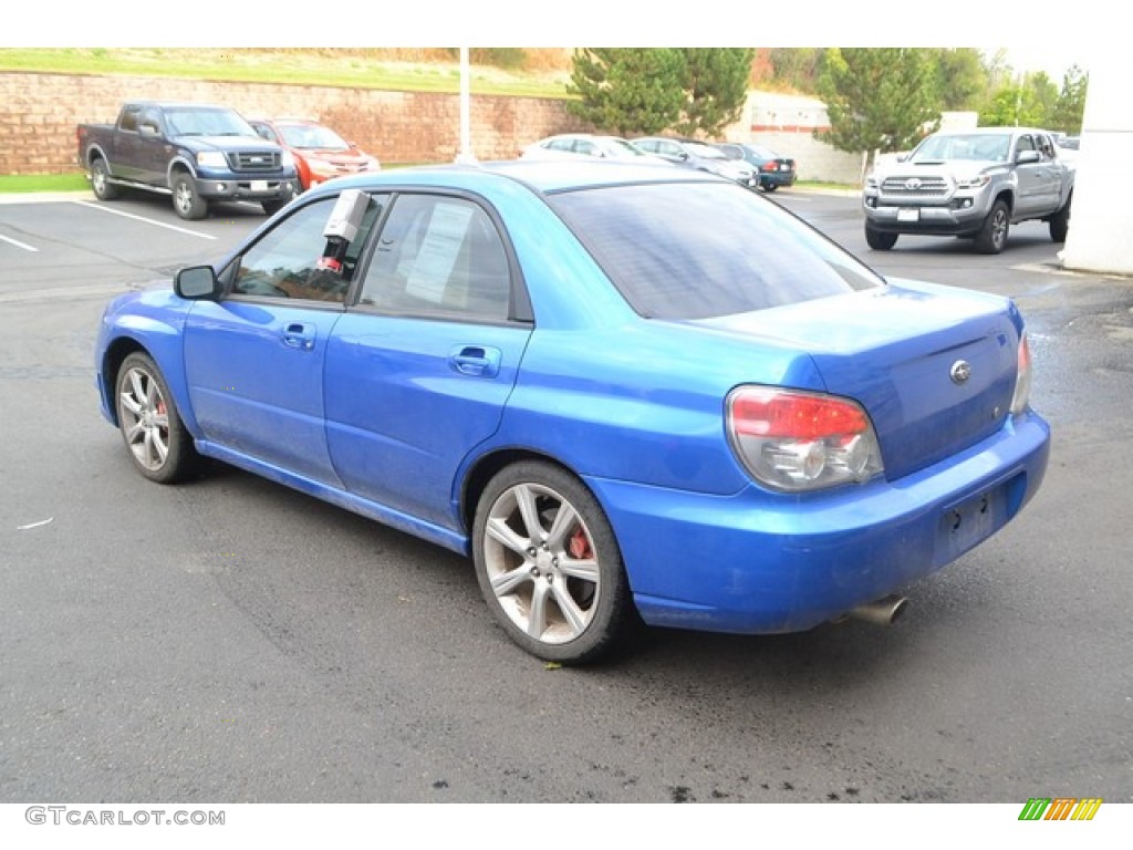 2006 Impreza WRX Sedan - WR Blue Pearl / Anthracite Black photo #4