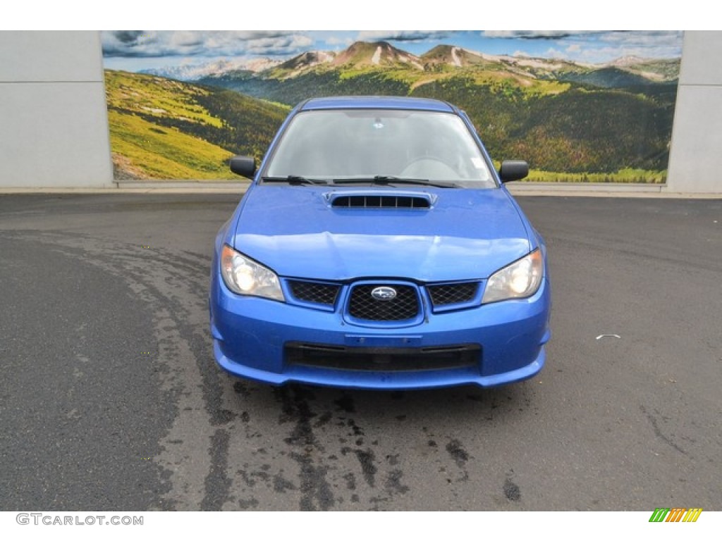 2006 Impreza WRX Sedan - WR Blue Pearl / Anthracite Black photo #6