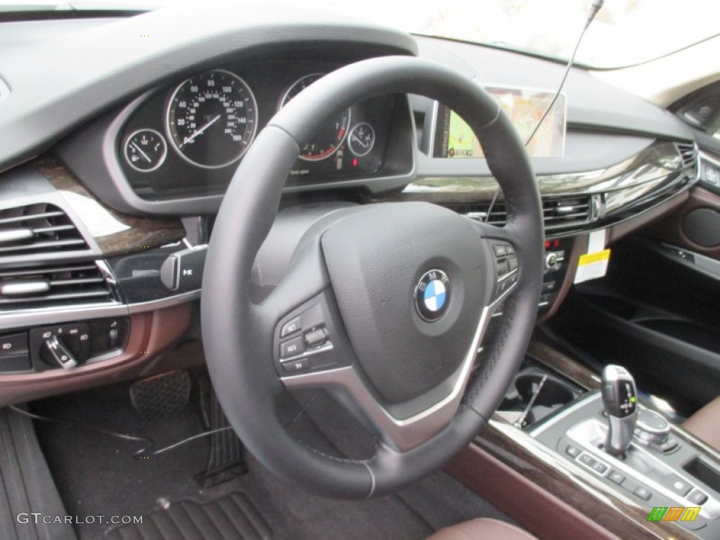 2016 BMW X5 xDrive35i Mocha Dashboard Photo #107613100