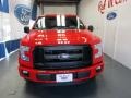 2015 Race Red Ford F150 XL SuperCab  photo #2