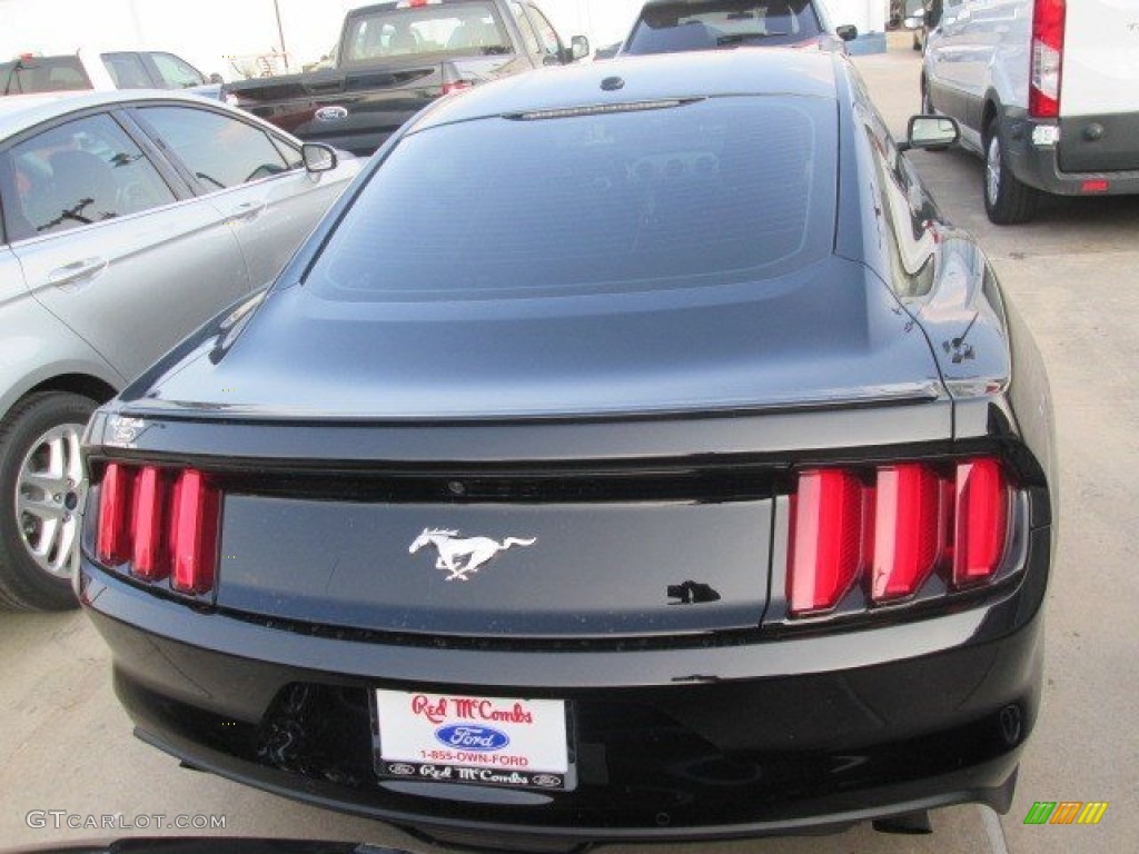 2015 Mustang EcoBoost Coupe - Black / Ebony photo #5