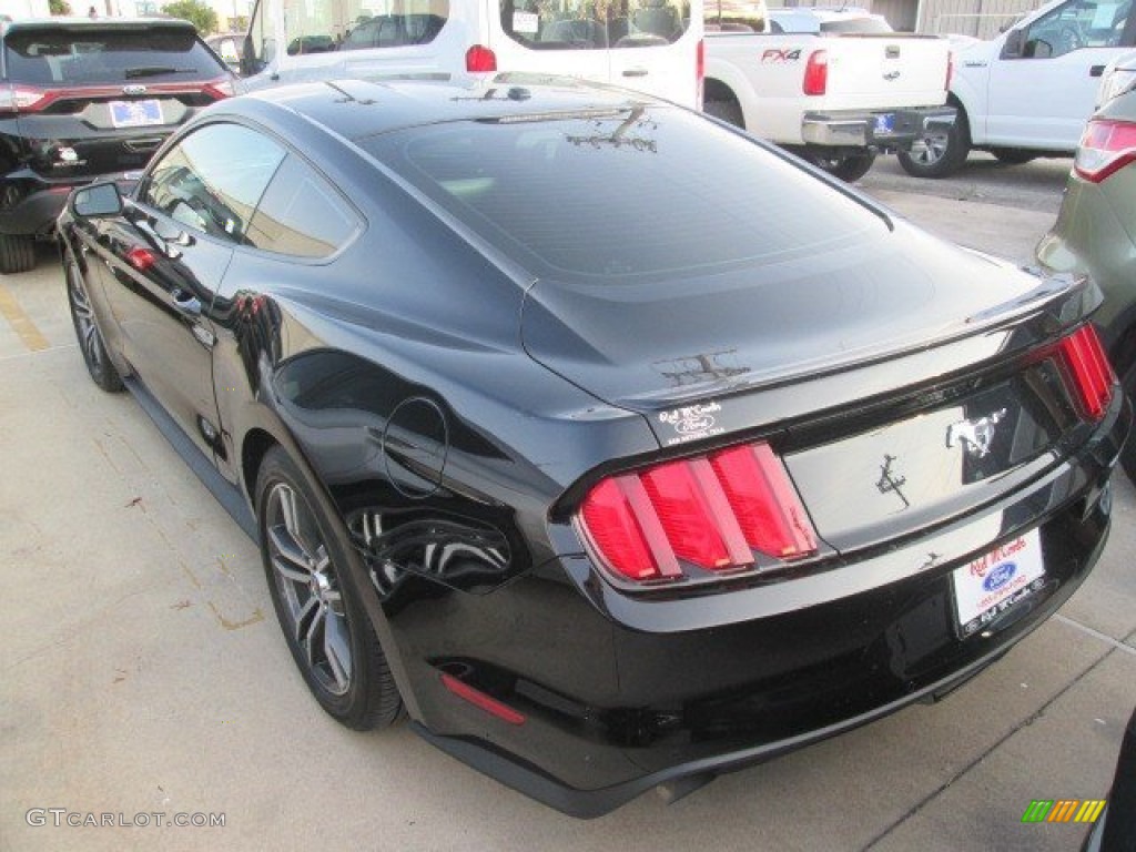 2015 Mustang EcoBoost Coupe - Black / Ebony photo #6