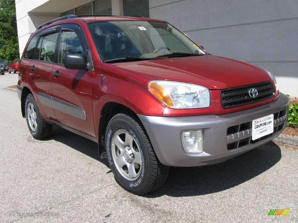 2002 RAV4  - Impulse Red / Taupe photo #1