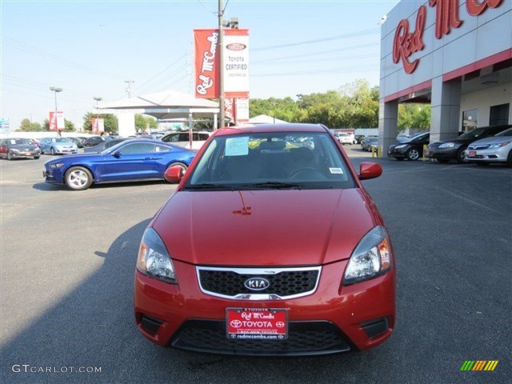 2011 Rio LX - Tropical Red / Gray photo #3