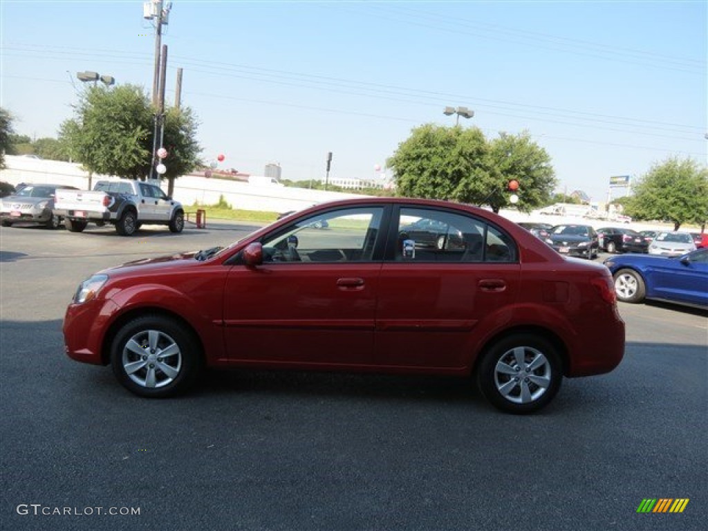 2011 Rio LX - Tropical Red / Gray photo #5