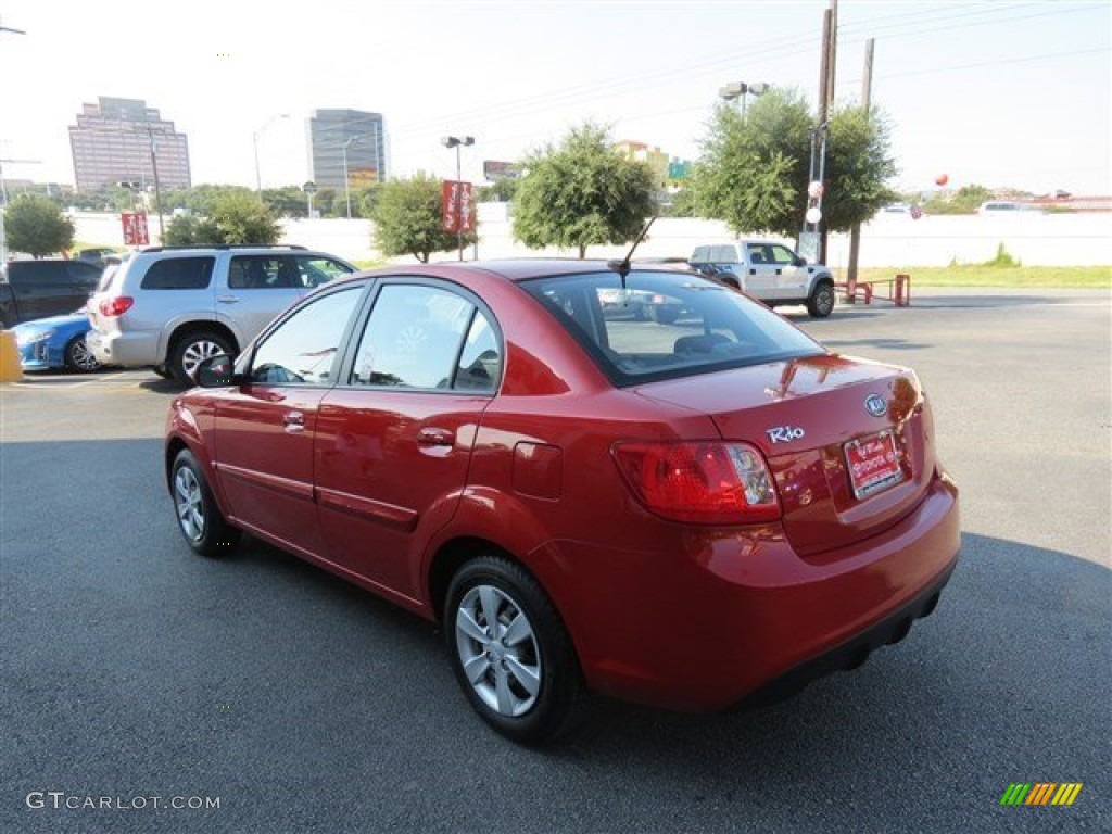 2011 Rio LX - Tropical Red / Gray photo #6