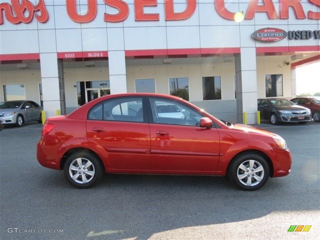 2011 Rio LX - Tropical Red / Gray photo #9