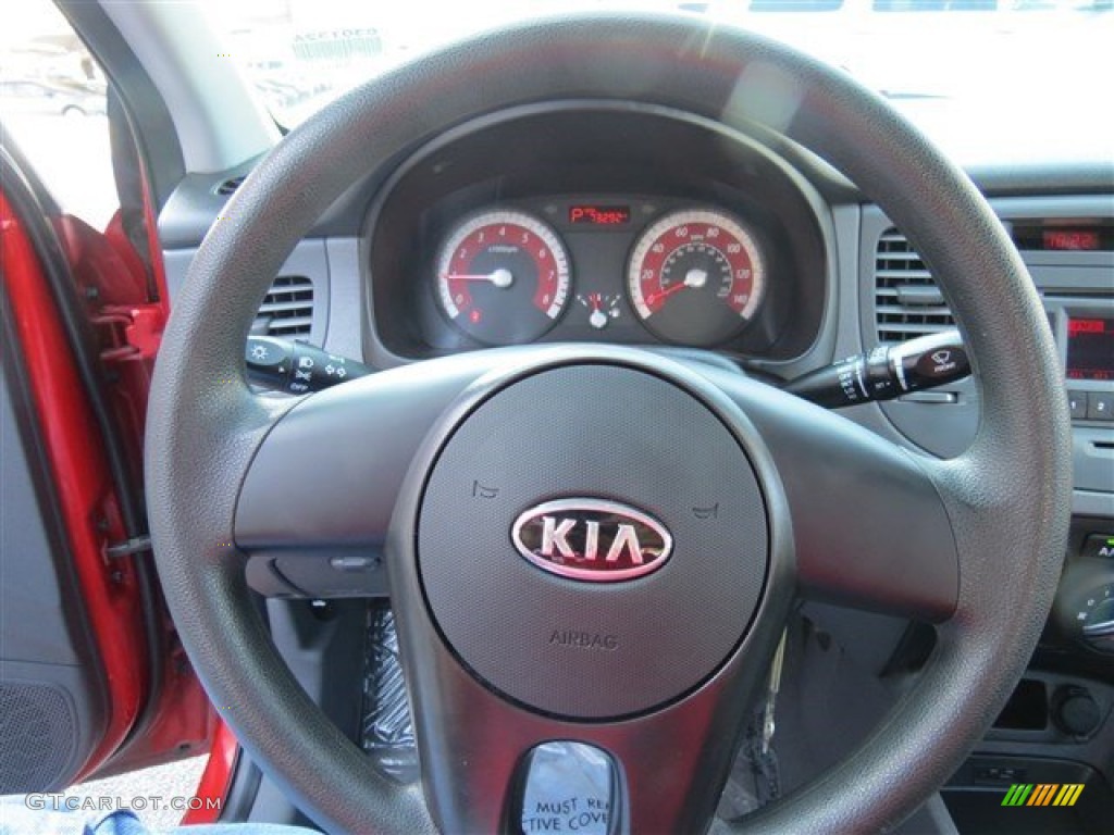 2011 Rio LX - Tropical Red / Gray photo #21