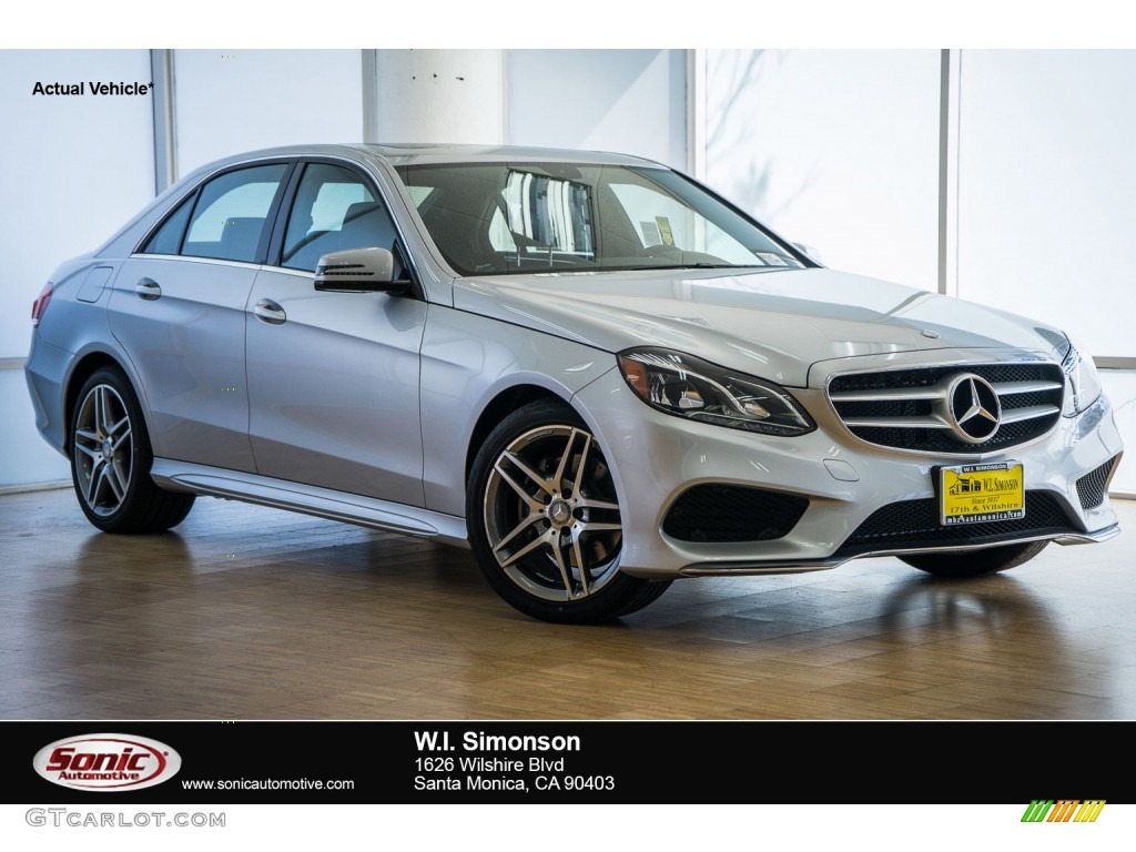 2016 E 350 Sedan - Iridium Silver Metallic / Black photo #1