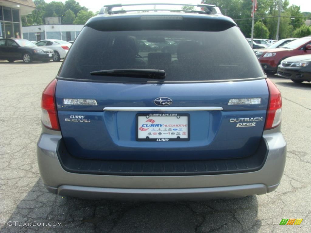 2009 Outback 2.5i Limited Wagon - Newport Blue Pearl / Off Black photo #4