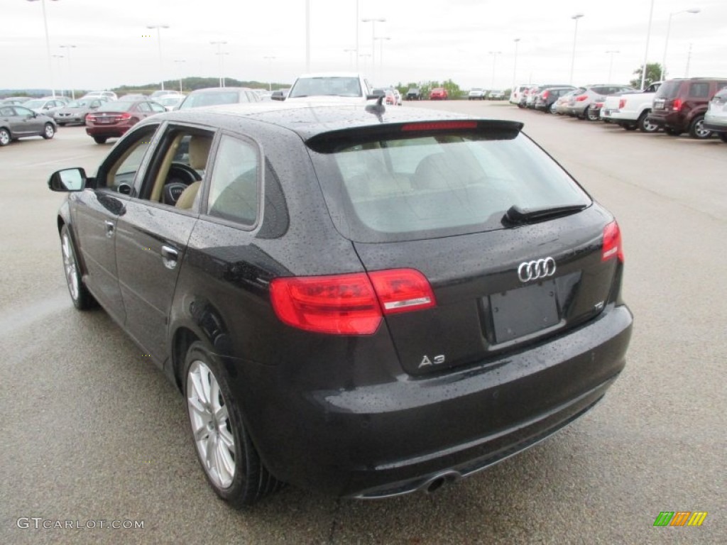 2012 A3 2.0 TDI - Deep Sea Blue Pearl Effect / Luxor Beige photo #17