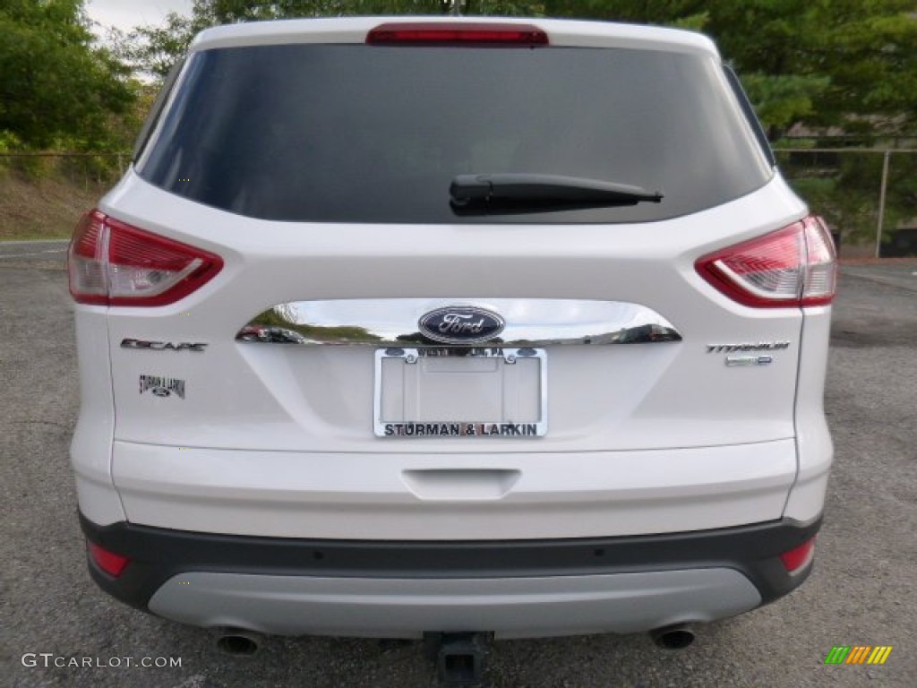 2016 Escape Titanium 4WD - White Platinum Metallic / Charcoal Black photo #3