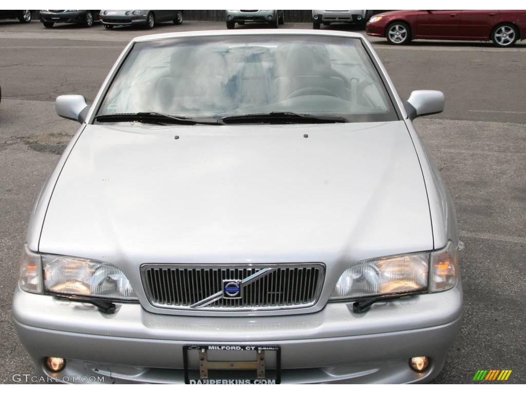 2001 C70 HT Convertible - Mystic Silver Metallic / Gray photo #2