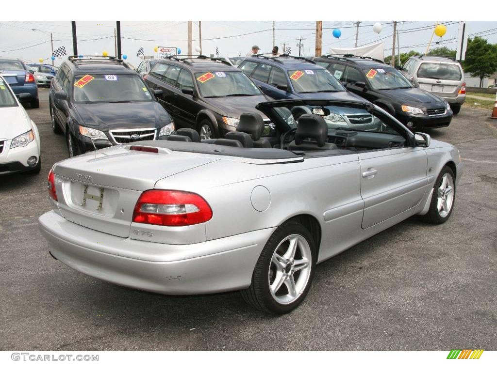 2001 C70 HT Convertible - Mystic Silver Metallic / Gray photo #5