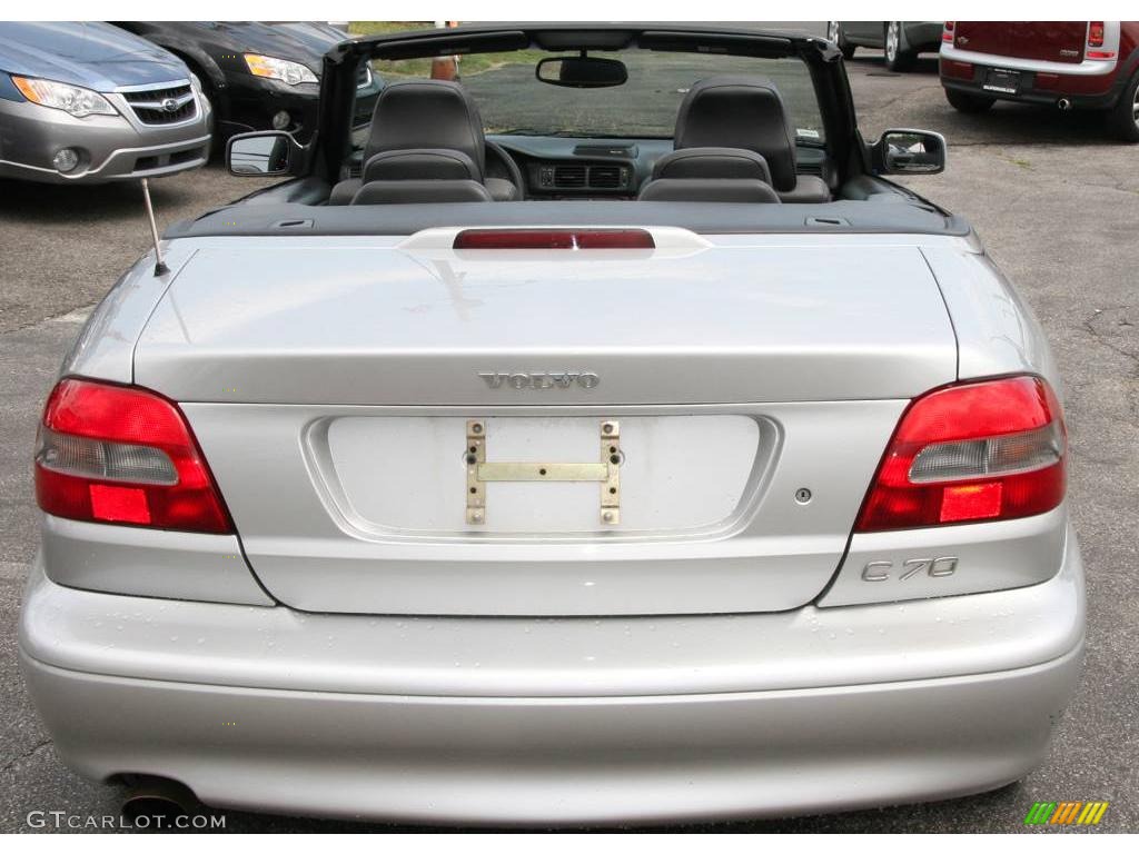 2001 C70 HT Convertible - Mystic Silver Metallic / Gray photo #6