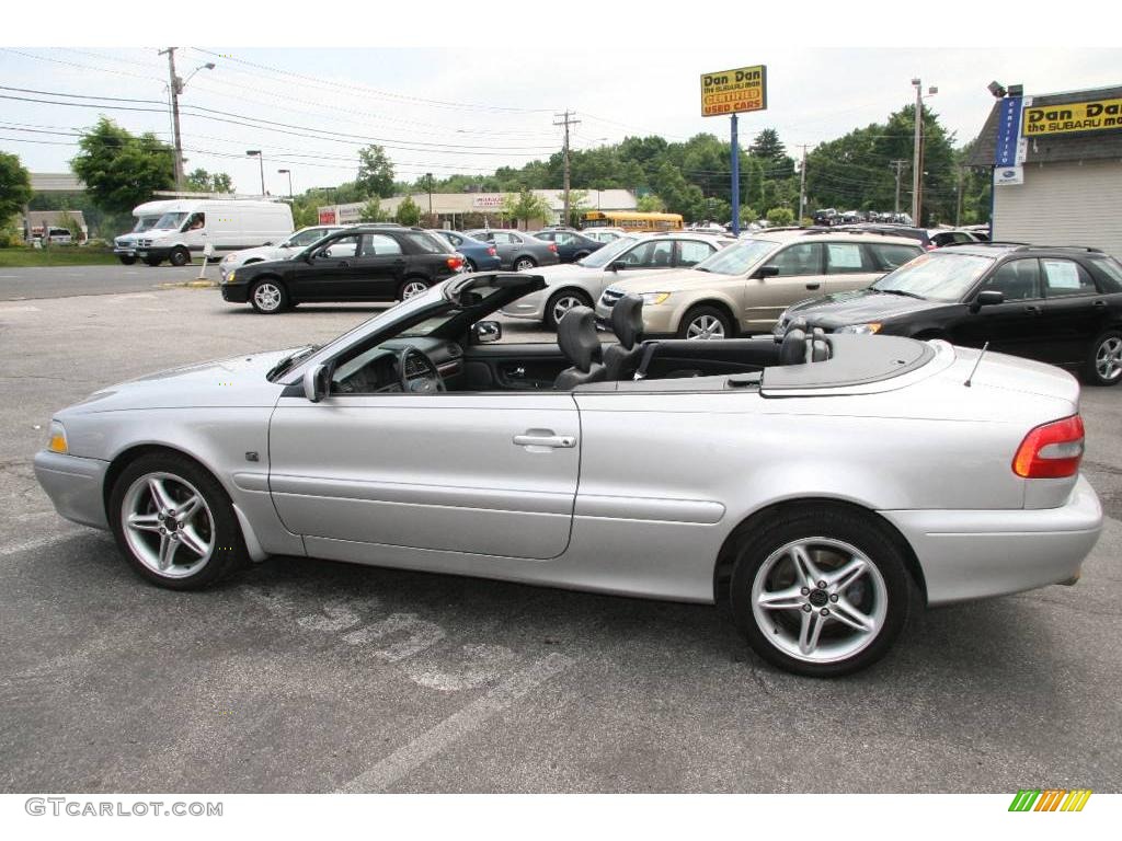 2001 C70 HT Convertible - Mystic Silver Metallic / Gray photo #7