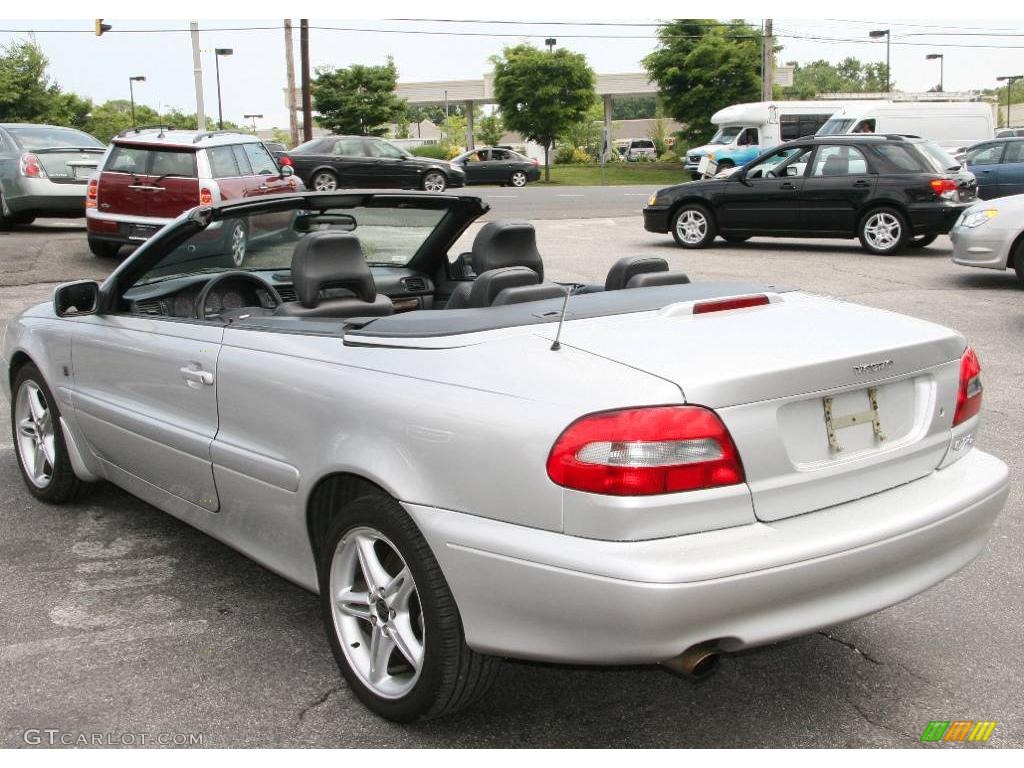2001 C70 HT Convertible - Mystic Silver Metallic / Gray photo #8