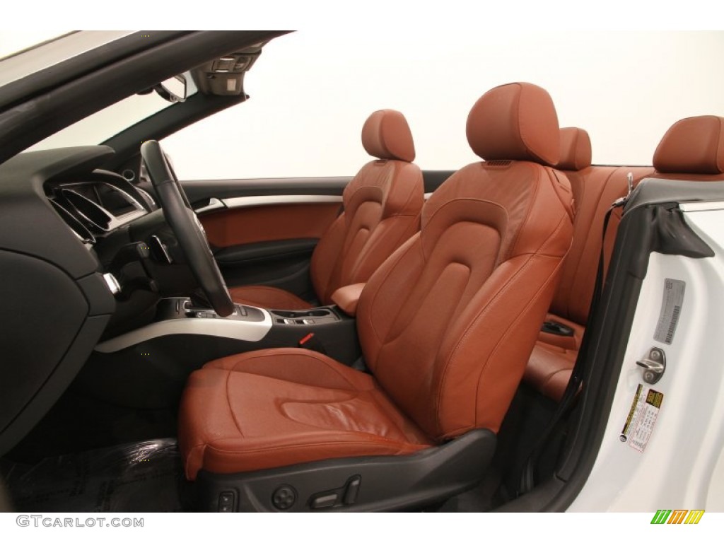 Tuscan Brown Interior 2012 Audi S5 3.0 TFSI quattro Cabriolet Photo #107627479