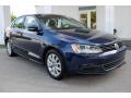 2013 Tempest Blue Metallic Volkswagen Jetta SE Sedan  photo #2