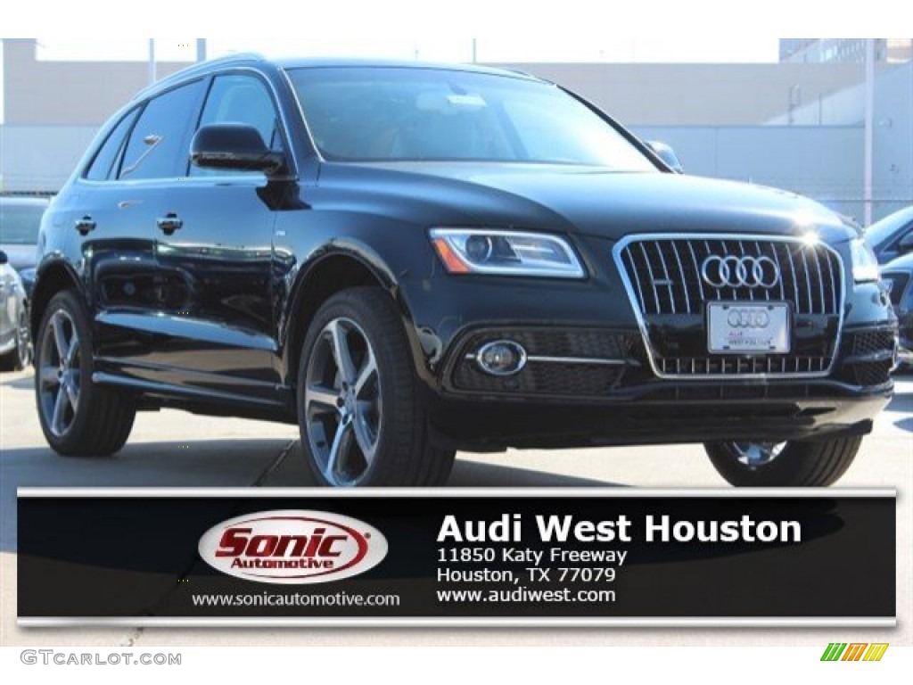 2016 Q5 3.0 TFSI Premium Plus quattro - Mythos Black Metallic / Pistachio Beige photo #1